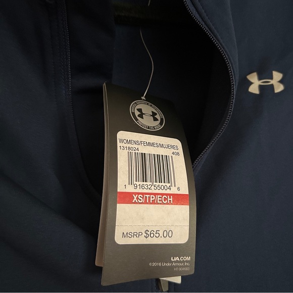NWT Under Armour Zip Up - Picture 2 of 2